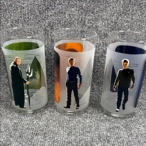 Collector 2008 Star Glasses Set of Three Perfect Condition